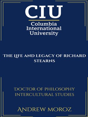 cover image of The Life and Legacy of Richard Stearns